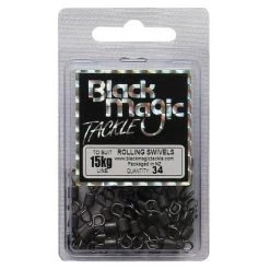 Black Magic Rolling Swivel 34 Pack