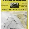 Mustad Penetrator 2-Hook Snapper Rig 5/0