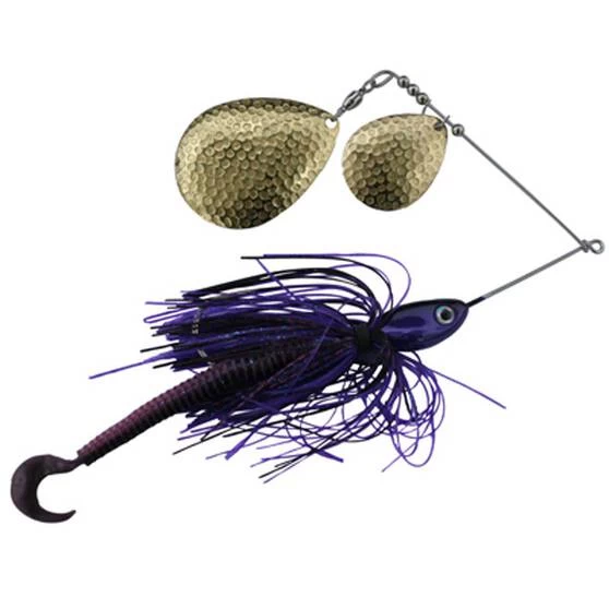 Gangster Bidgee Bait Spinner Bait Lure 3/4oz White/Black 3 Gangster Bidgee Bait Spinner Bait Lure 3/4oz White/Black