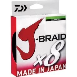Daiwa J-Braid X8 Chartreuse Braid Line 300m