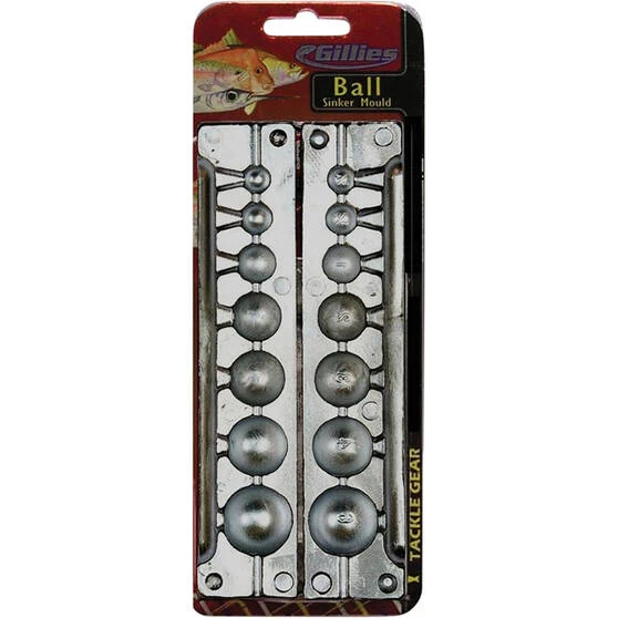 Gillies Ball Sinker Mould 3 Gillies Ball Sinker Mould