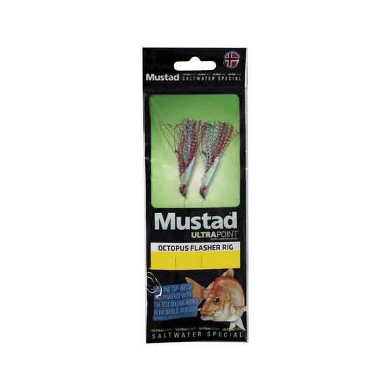 Mustad Ultra Point Octopus Flasher Rig 3 Mustad Ultra Point Octopus Flasher Rig