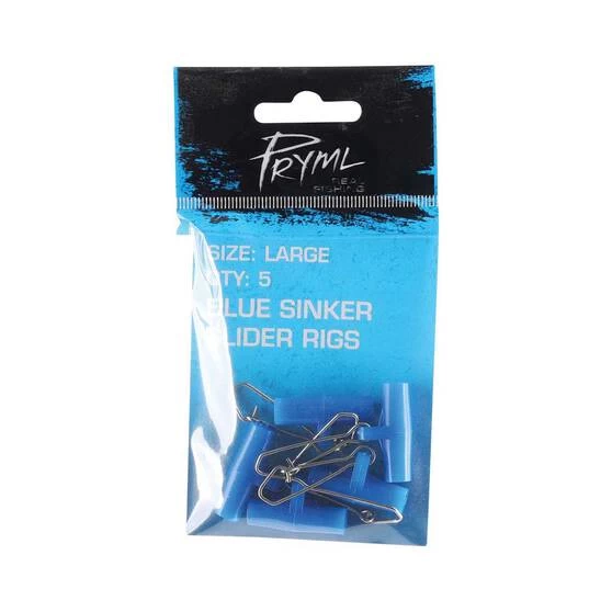 Pryml Sinker Slider 5pk Blue Large 3 Pryml Sinker Slider 5pk Blue Large