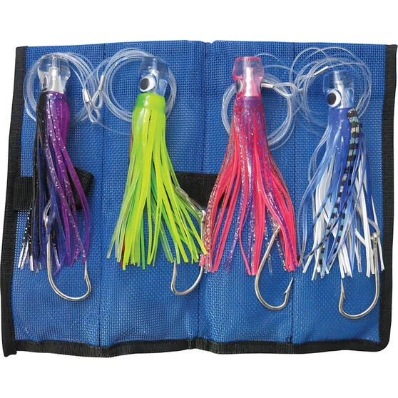 Pryml Predator Loose Cannon Skirted Lures Set 6in 3 Pryml Predator Loose Cannon Skirted Lures Set 6in