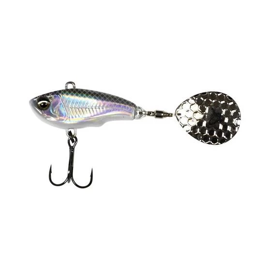 Savage Gear Fat Spin Tail Lure 16.5g White Silver 3 Savage Gear Fat Spin Tail Lure 16.5g White Silver