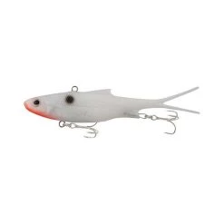 Samaki Vibelicious Fork Tail Soft Vibe Lure 7cm 10g Pearl White