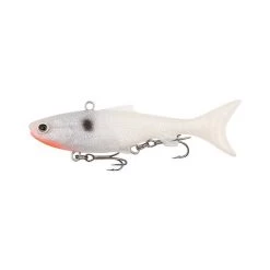 Samaki Vibelicious Thumper Tail Soft Vibe Lure 7cm 11g Pearl White
