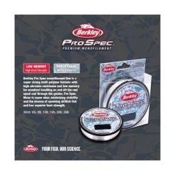 Berkley ProSpec Mono Line Clear 300m -Fishing Supplies Sale BCF 627958 02 hi res