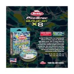 Berkley ProSpec X8 UltraCast Braid 300m -Fishing Supplies Sale BCF 628688 02 hi res