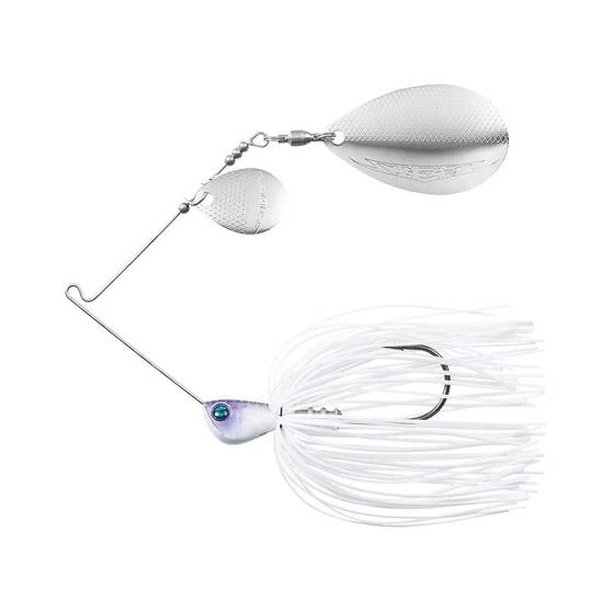 Daiwa Steez Asroc Spinnerbait Lure 1/2oz Silver White 3 Daiwa Steez Asroc Spinnerbait Lure 1/2oz Silver White