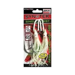 Synotek Single Assist Hooks 7/0 6.5cm Full Glow