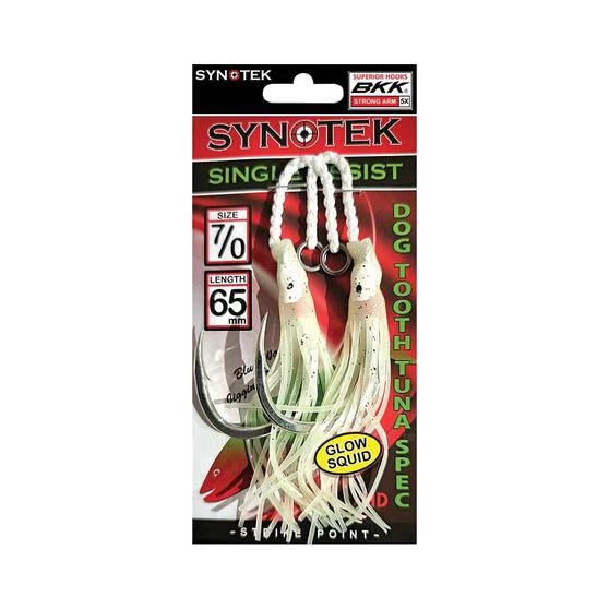 Synotek Single Assist Hooks 7/0 6.5cm Full Glow 3 Synotek Single Assist Hooks 7/0 6.5cm Full Glow