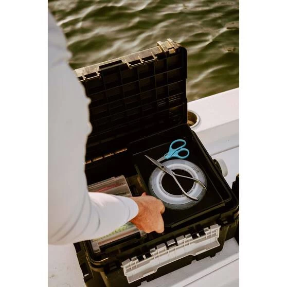 Meiho Bucket Mouth 9000 Tackle Box Black 3 Meiho Bucket Mouth 9000 Tackle Box Black