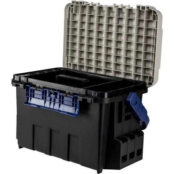 Meiho Bucket Mouth 9000 Tackle Box Black 4 Meiho Bucket Mouth 9000 Tackle Box Black - Image 2
