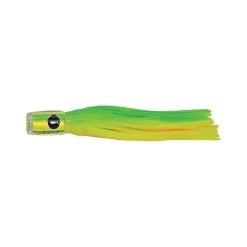 Bluewater Pop Skirted Trolling Lure 8in Chartreuse Orange