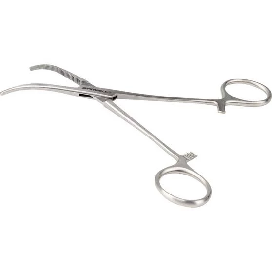 Samaki Stainless Steel Bent Nose Forceps Medium 3 Samaki Stainless Steel Bent Nose Forceps Medium