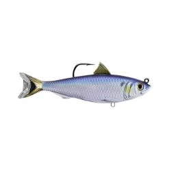 Livetarget Blueback Herring Swimbait Lure 4.5in Blue Black