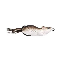 Livetarget Hollow Body Mouse Surface Lure 2.75in Brown White