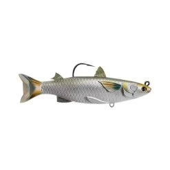Livetarget Mullet Swimbait Lure 4.5in Silver
