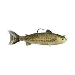 Livetarget Adult Trout Swimbait Lure 6.5in Olive Red